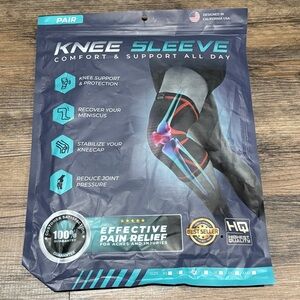 Modvel Black Knee Sleeve for Women & Men M, L